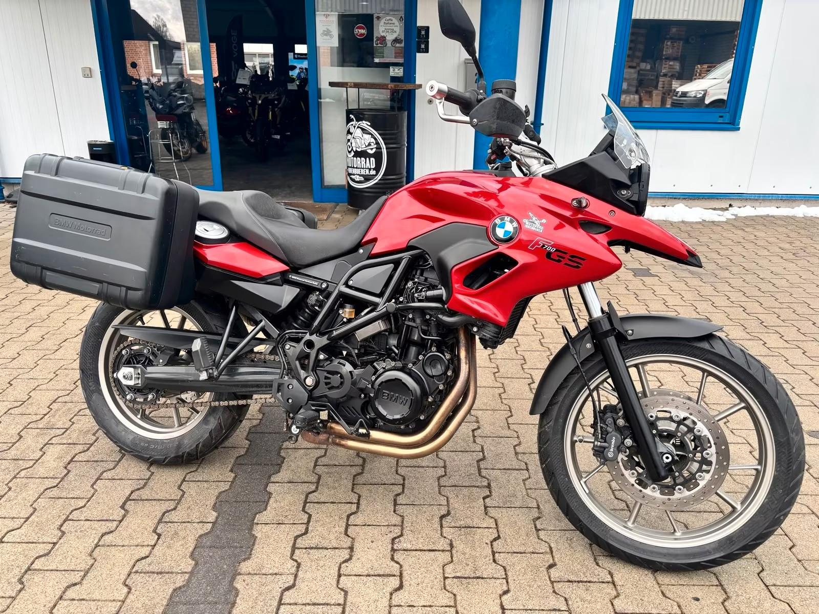 BMW GS F700 1.Hand Hydr. Kup/ Lenkererhöhung/Koffer