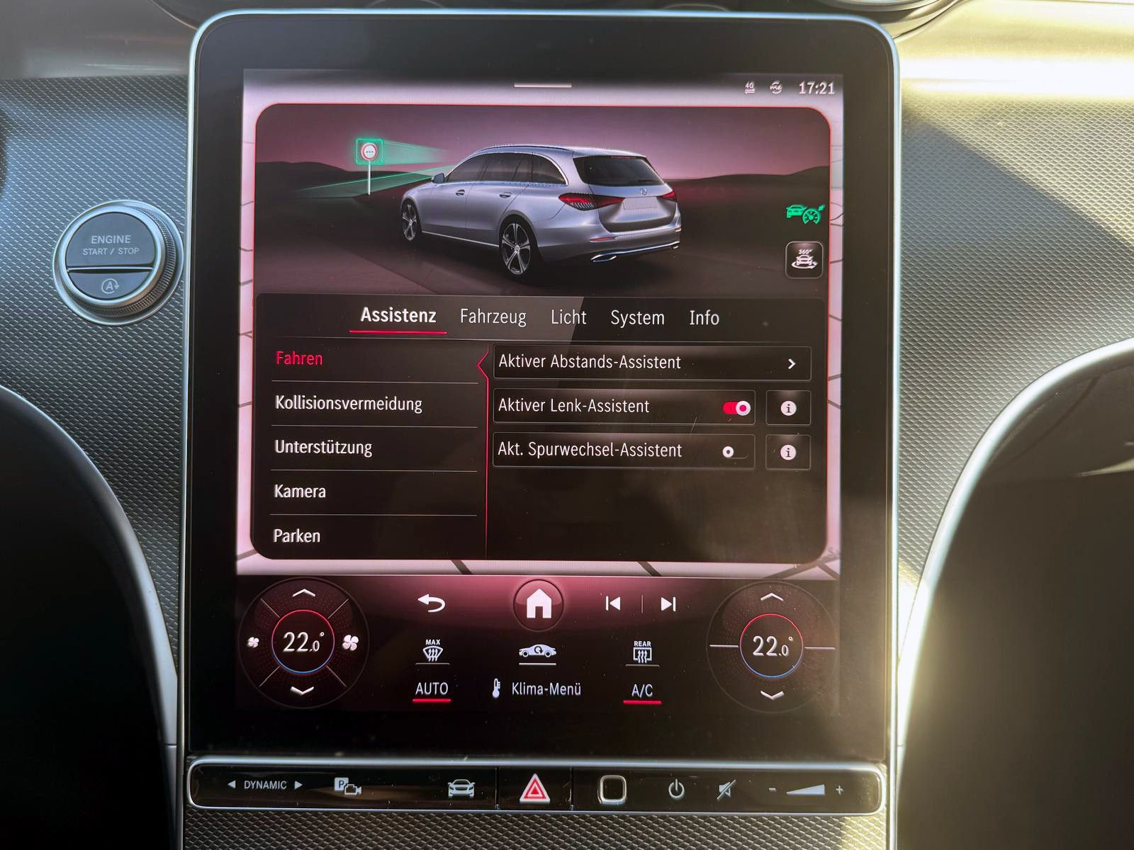 Fahrzeugabbildung Mercedes-Benz C200d T-Modell Avantgarde ACC KAM AHK SHZ LED