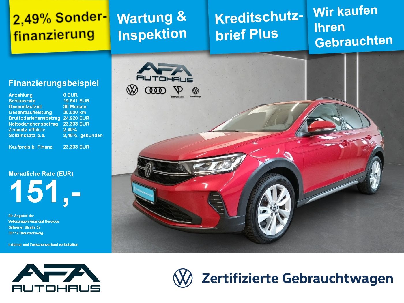 Volkswagen Taigo 1.5 TSI MOVE DSG Navi*LED*ACC*RFK*App-Con.