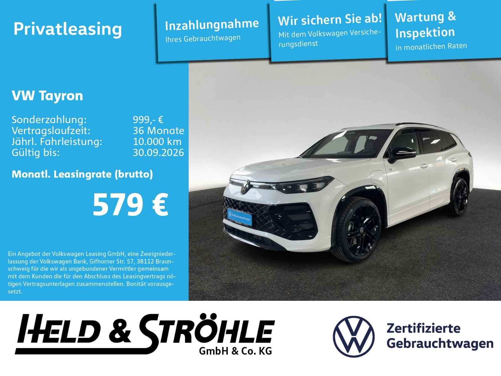 Volkswagen Tayron R-LINE BLACK eHybrid AHK PANO LEDER 20 foto 1