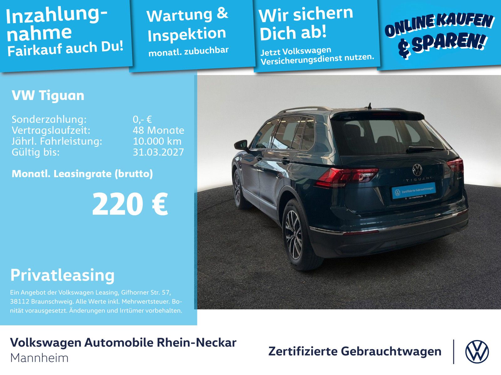 Volkswagen Tiguan 2.0 TDI Life DSG 4Motion Navi Kamera LED foto 2