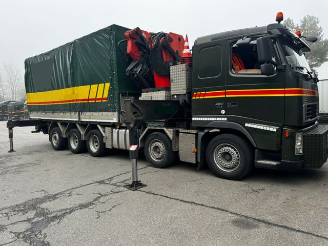 Volvo FH-480 10x4R, E5, Palfinger PK 100002, FlyJib