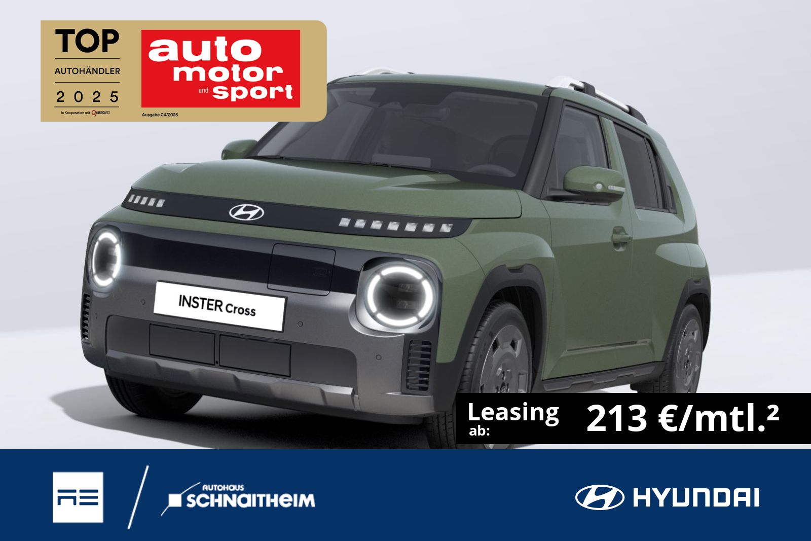 Hyundai INSTER EV Cross MY26 49kWh 115PS Assistenz-P,GSD