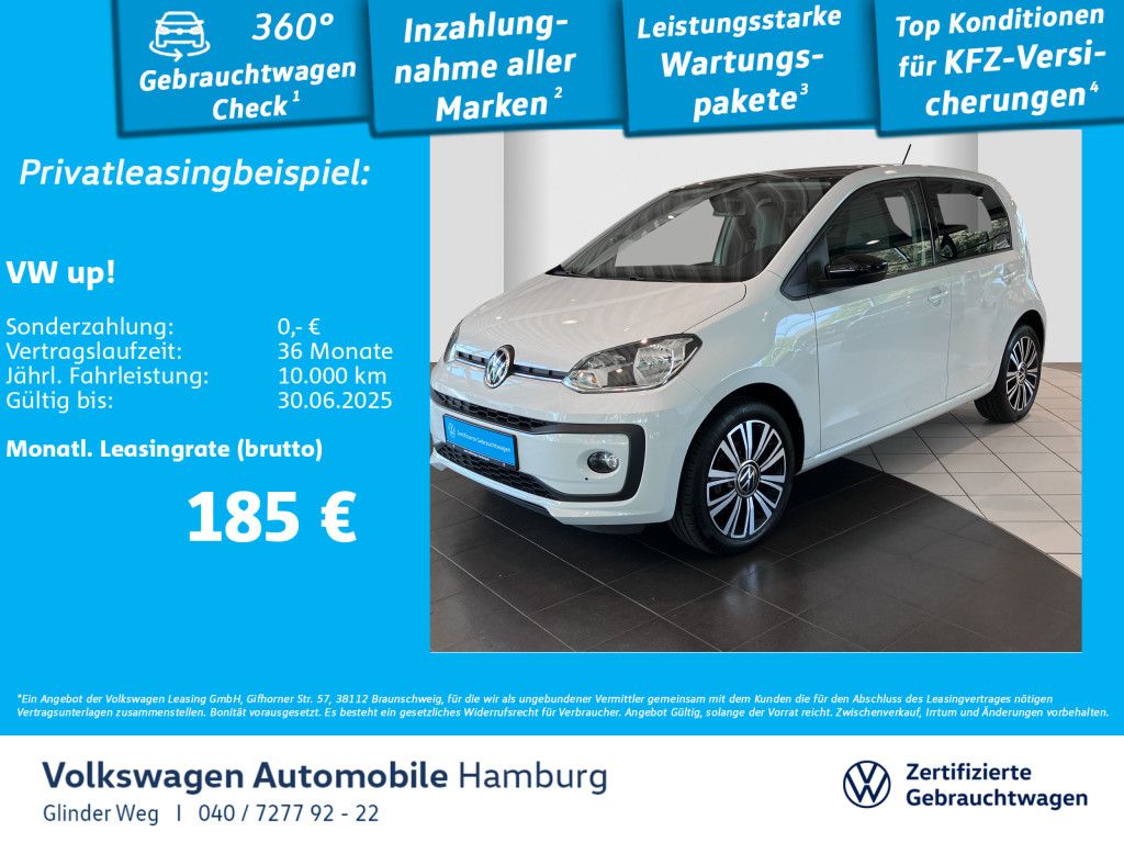 Volkswagen up! 1.0 Black Style Klimaanlage Sitzheizung