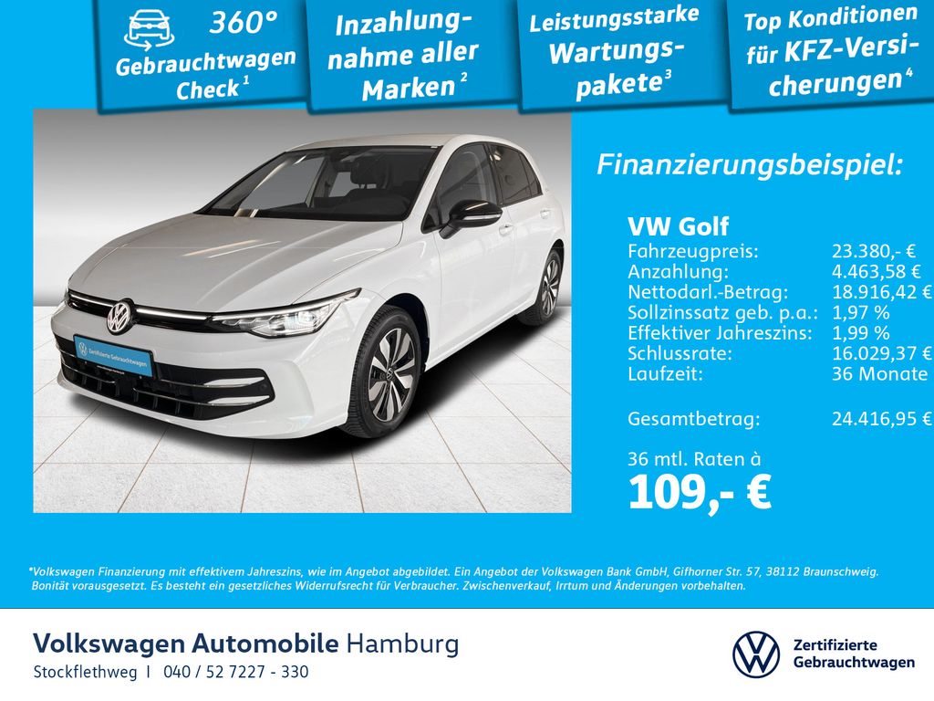 Volkswagen Golf VIII 1.5 TSI Goal AHK Navi CarPlay LED-Plus
