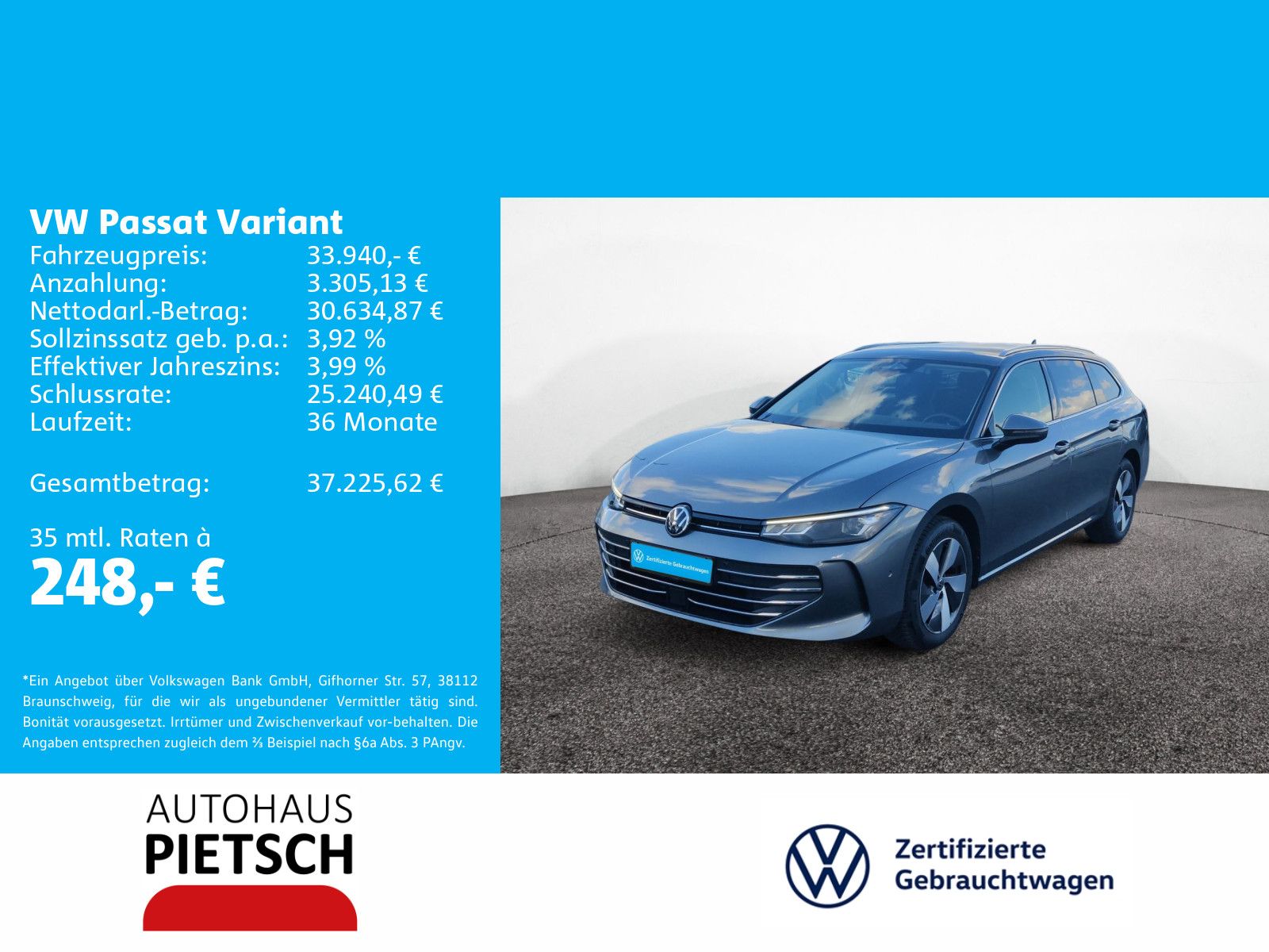 Volkswagen Passat Variant 2.0 TDI DSG Business AHK ACC Kame foto 2