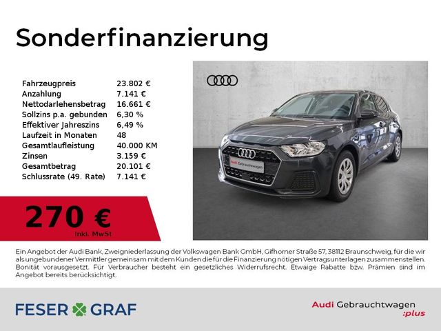 Audi A1 Sportback 25 TFSI Smartphone/Int/Virtual/GRA/