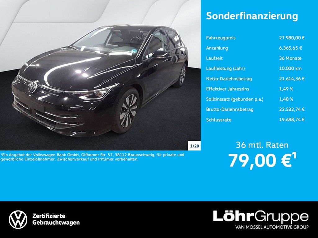 Volkswagen Golf VIII 1.5 eTSI DSG Goal IQ Light AHK Navi foto 1