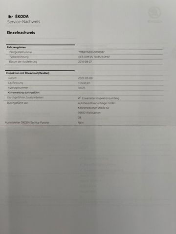 Skoda Octavia Combi RS *TEMPOMAT*NAVI*AHK*BI-XENON*