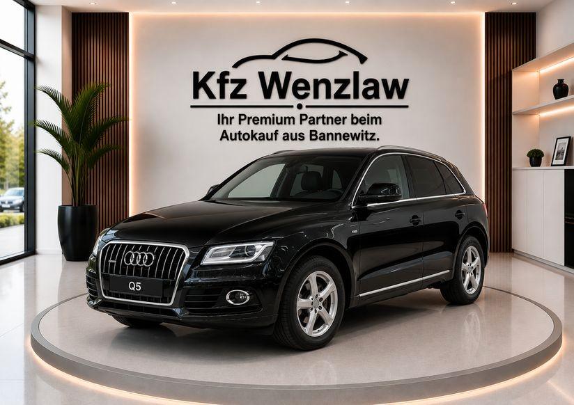 Audi Q5 2.0TDI Quattro*S-Line*Navi*Ahk*Teilleder*