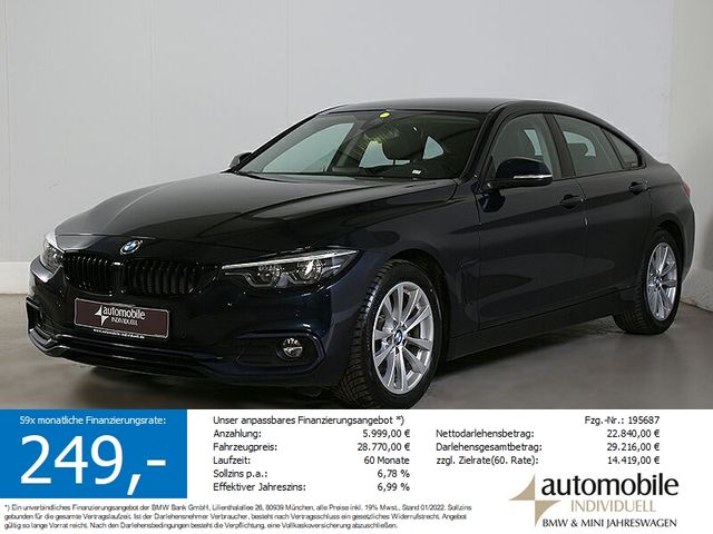 BMW 420d Gran Coupé Aut Sport Line LED Navi DAB HiFi