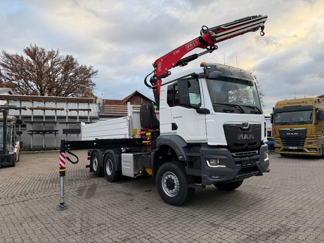 MAN TGS 26.400 6x4 Krankipper Fassi/SOFORT VERFÜGBAR