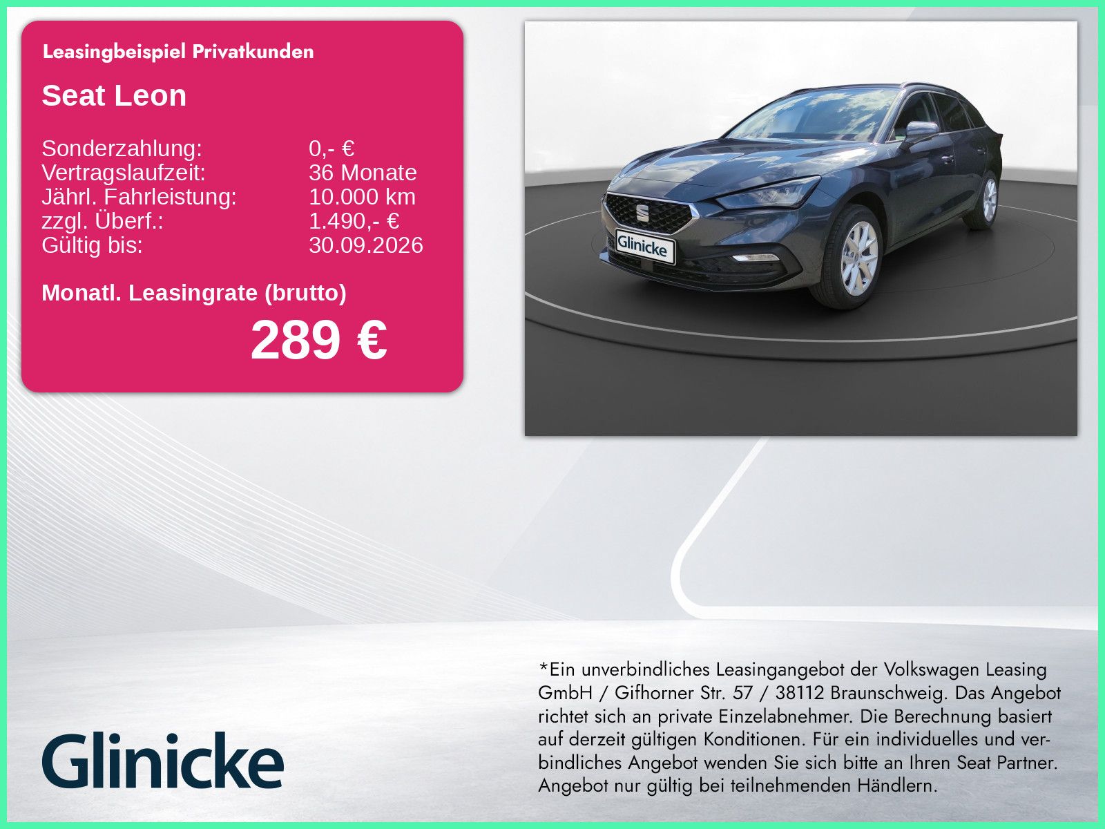 Seat Leon Sportstourer 1.5 eTSI DSG Road Edition
