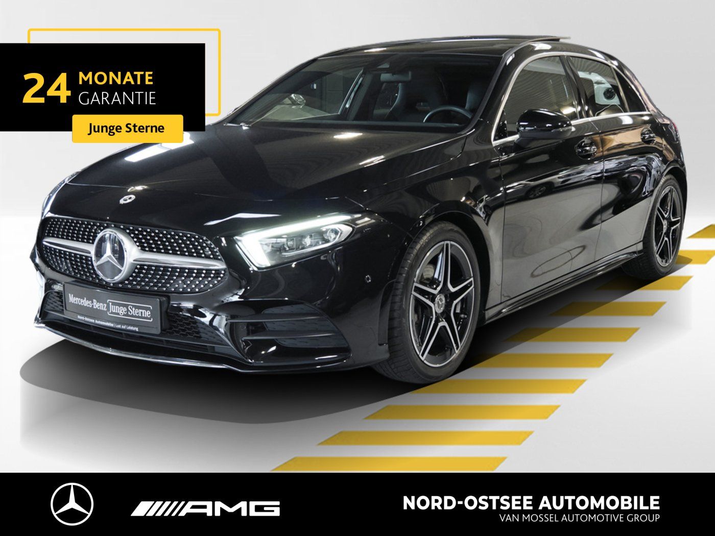 Mercedes-Benz A 200 AMG TEMPOMAT PANORAMA MULTIBEAM PDC