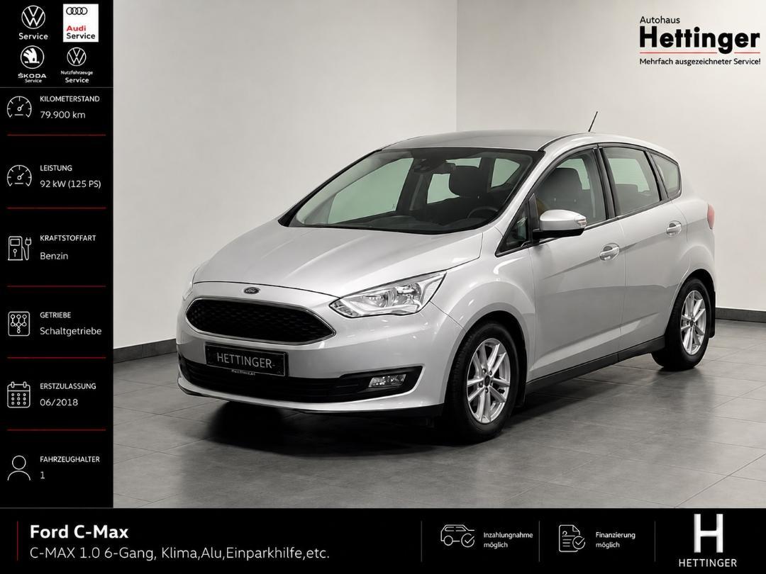 Ford C-MAX 1.0 6-Gang, Klima,Alu,Einparkhilfe...