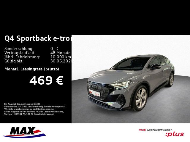 Q4 Sportback e-tron 45 S LINE MATRIX+KAM+AUG-HUD