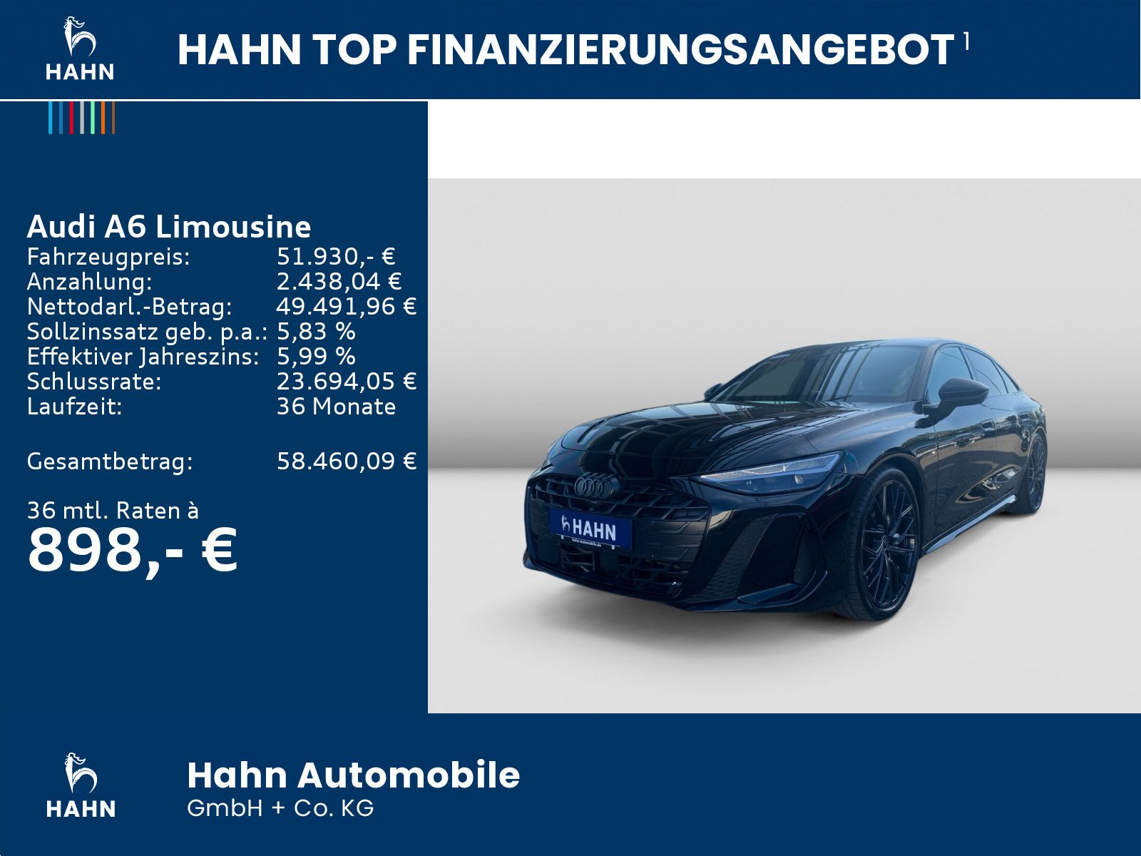 Audi A6 Limousine 2.0TFSIe S line qu S-trc ACC Cam imagem 2