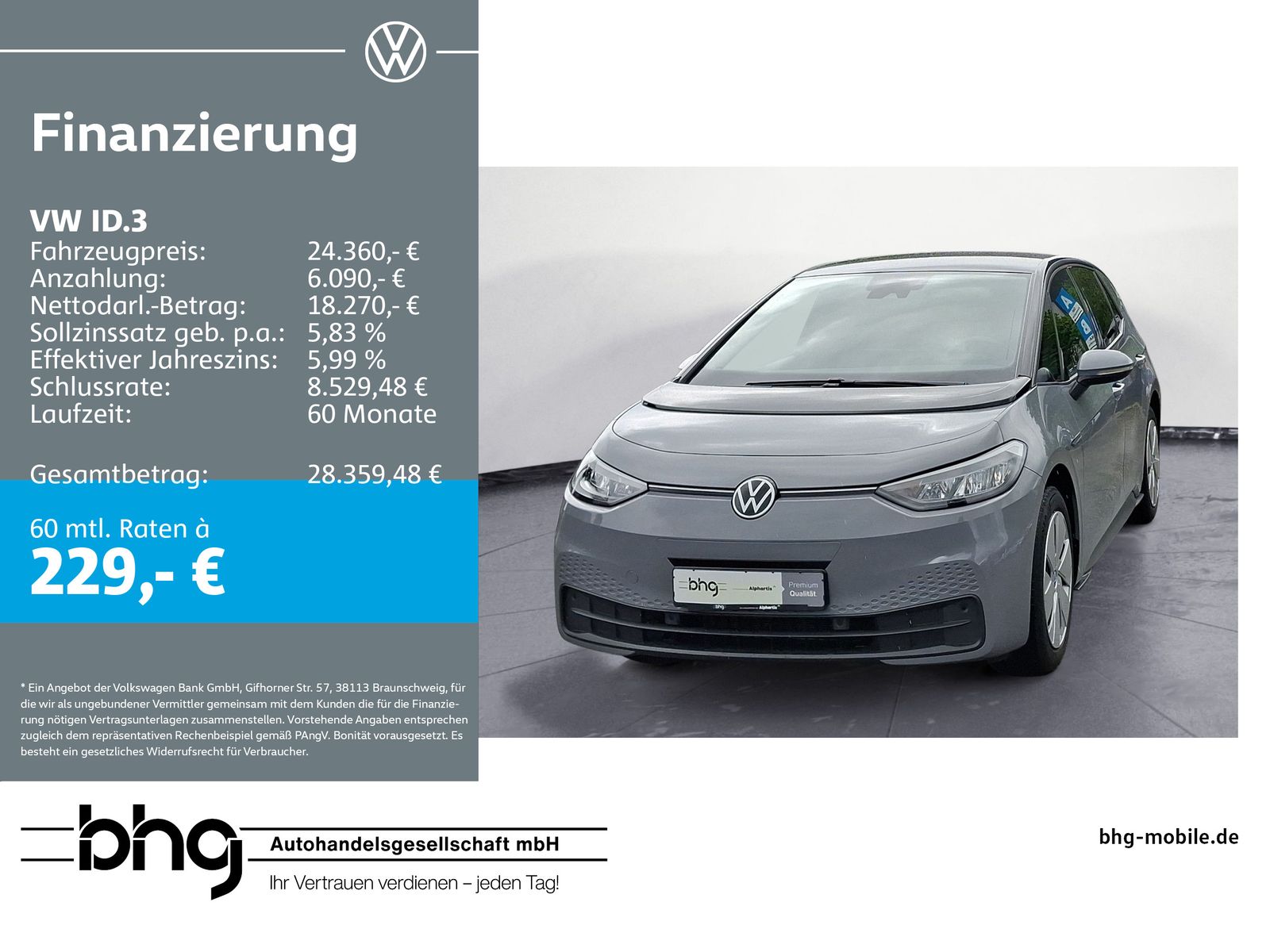 VW ID.3 Pro Performance #LED #CCS #PDC #APPCONNECT