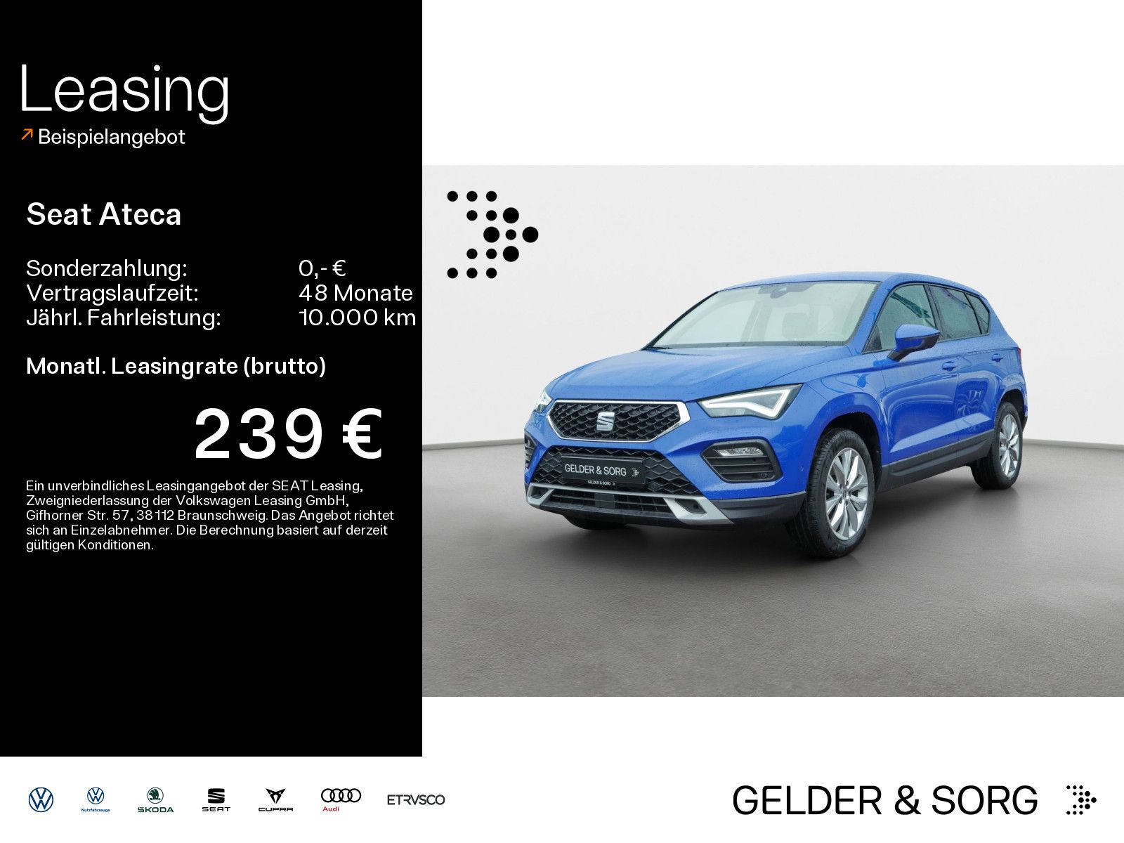 Seat Ateca Style 2.0 TDI LED*AHK*ACC*RFK*BEATS