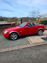 Mercedes-Benz Mercedes Cabrio, nur 66000 km ,Jahreswagenzustan - Mercedes-Benz SLK 200: Rot, Leder
