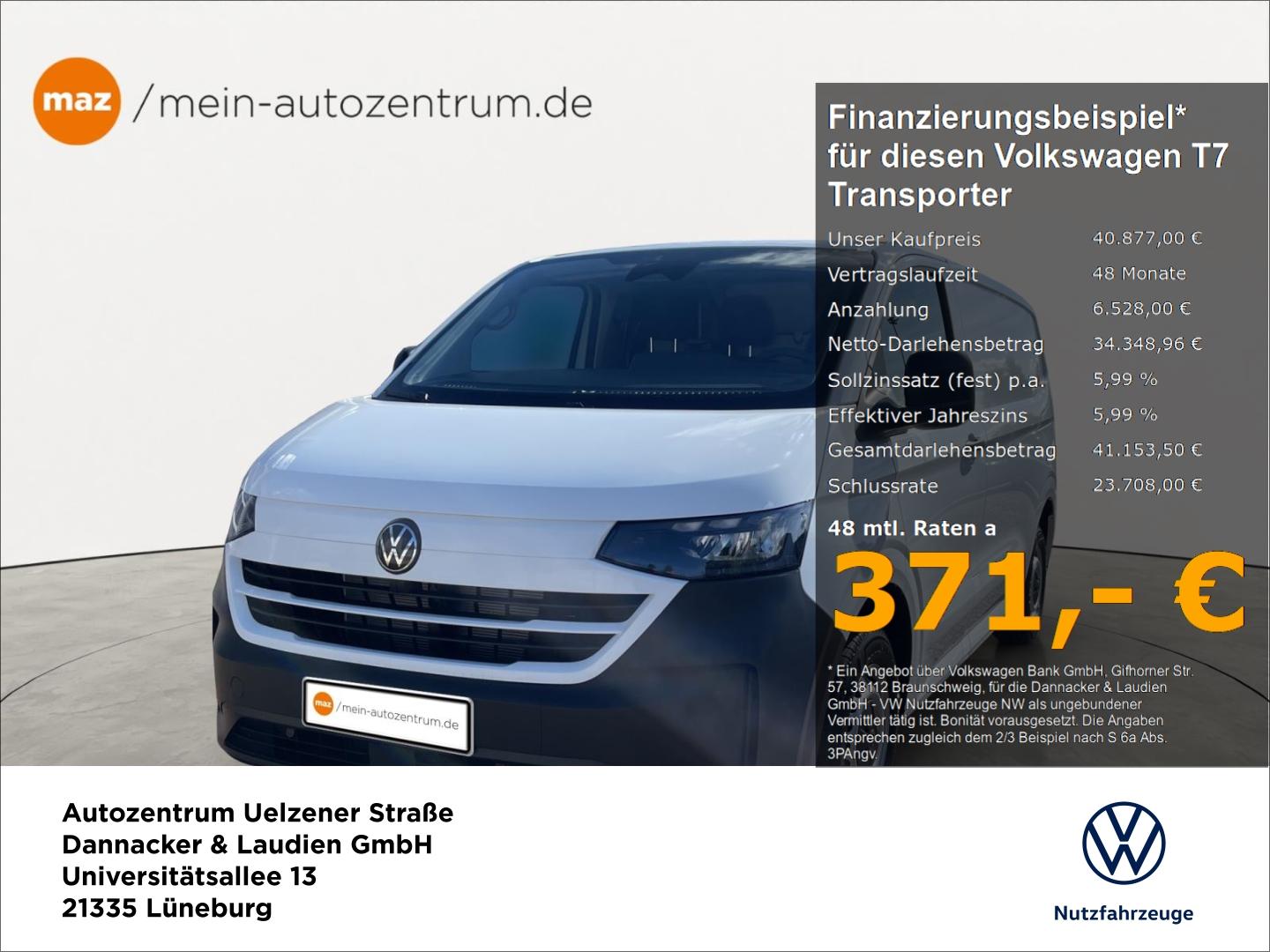 Volkswagen T7 Transporter Kasten Motor  2,0 l TDI 81 kW Get