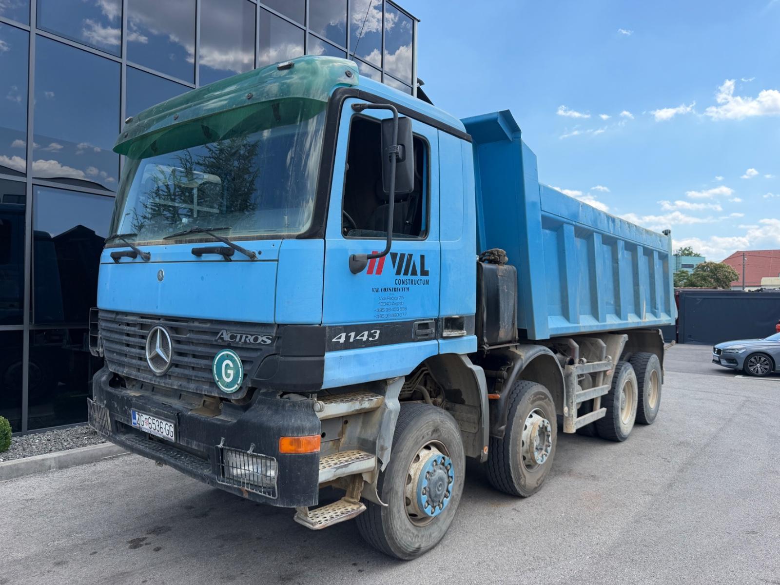 Mercedes-Benz ACTROS 4143 8X6 DUMPER KIPPER