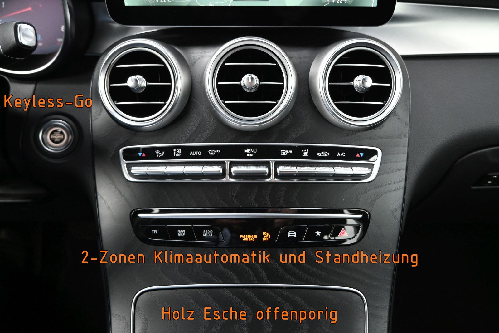 Fahrzeugabbildung Mercedes-Benz GLC 400 d 4M. AMG NIGHT °ACC°AHK°BURM°STHZG°360°