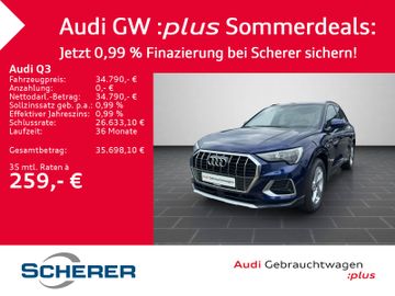 Audi Leasingangebot: Audi Q3 advanced 35 TFSI S tronic NAVI RFK ACC SHZ