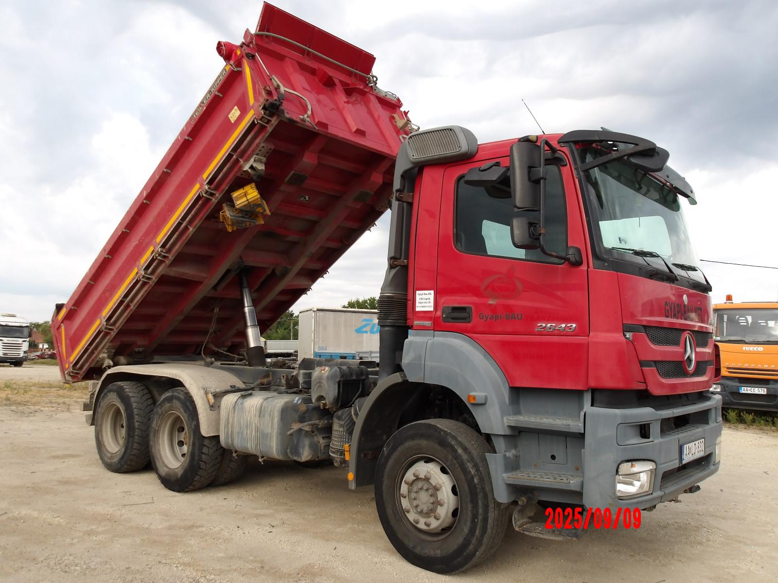 Mercedes-Benz Axor 2643 6x4 Euro.5 Meiller Kipper