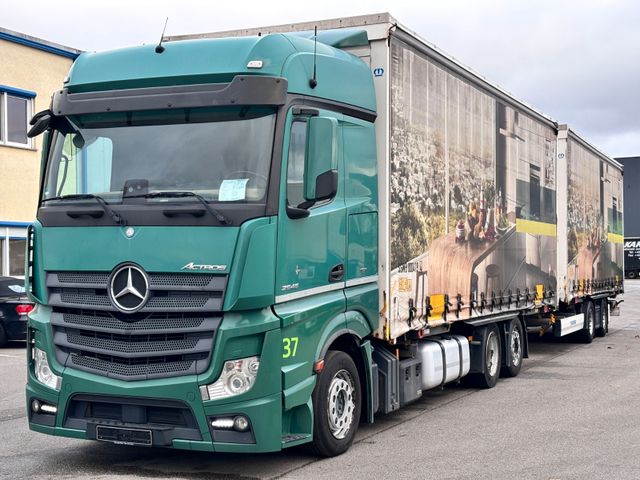 Mercedes-Benz Actros 2545 mit Anhänger Krone*TÜV*Retarder*Mega