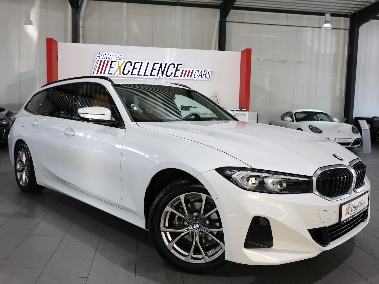 BMW 318d Touring SPORT WHITE & BROWN / CURCED, LED