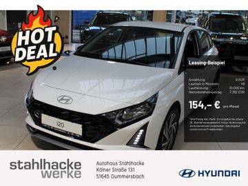 Hyundai Leasingangebot: Hyundai i20 FL (MY25) 1.0 T-GDI (100 PS) 6-MT 2WD Trend,