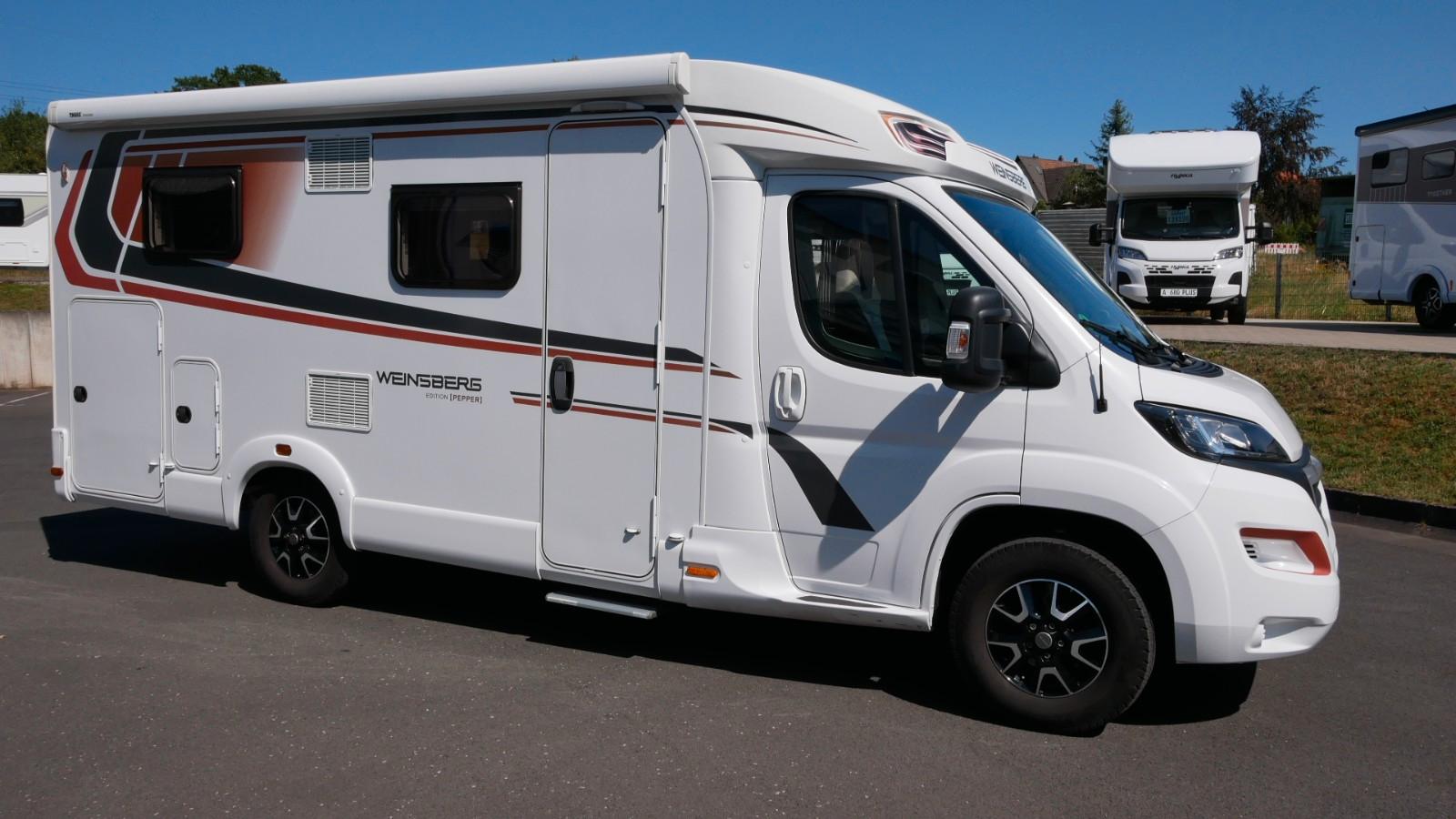 Weinsberg Pepper 600 MEG, Lithium Batt., Thule Radtr., uvm