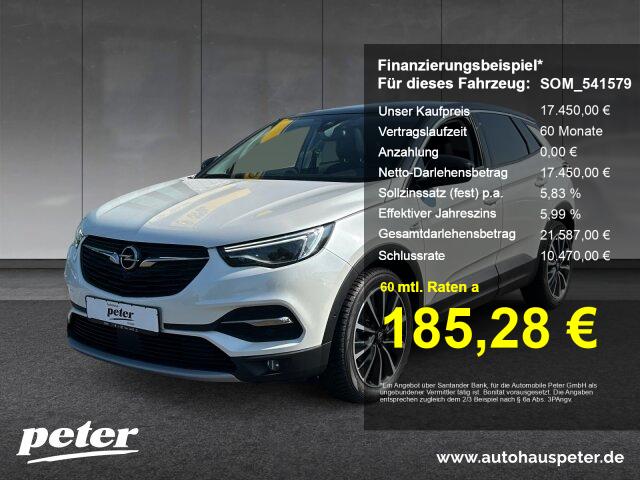 Opel Grandland X 1.2 Turbo Ultimate Leder Sitzheizung
