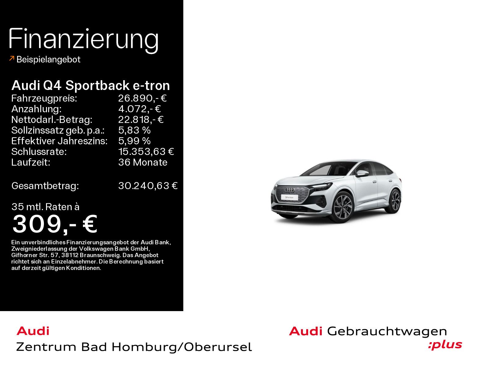 Audi Q4 e-tron Q4 Sportback e-tron 40 150 kW Connect
