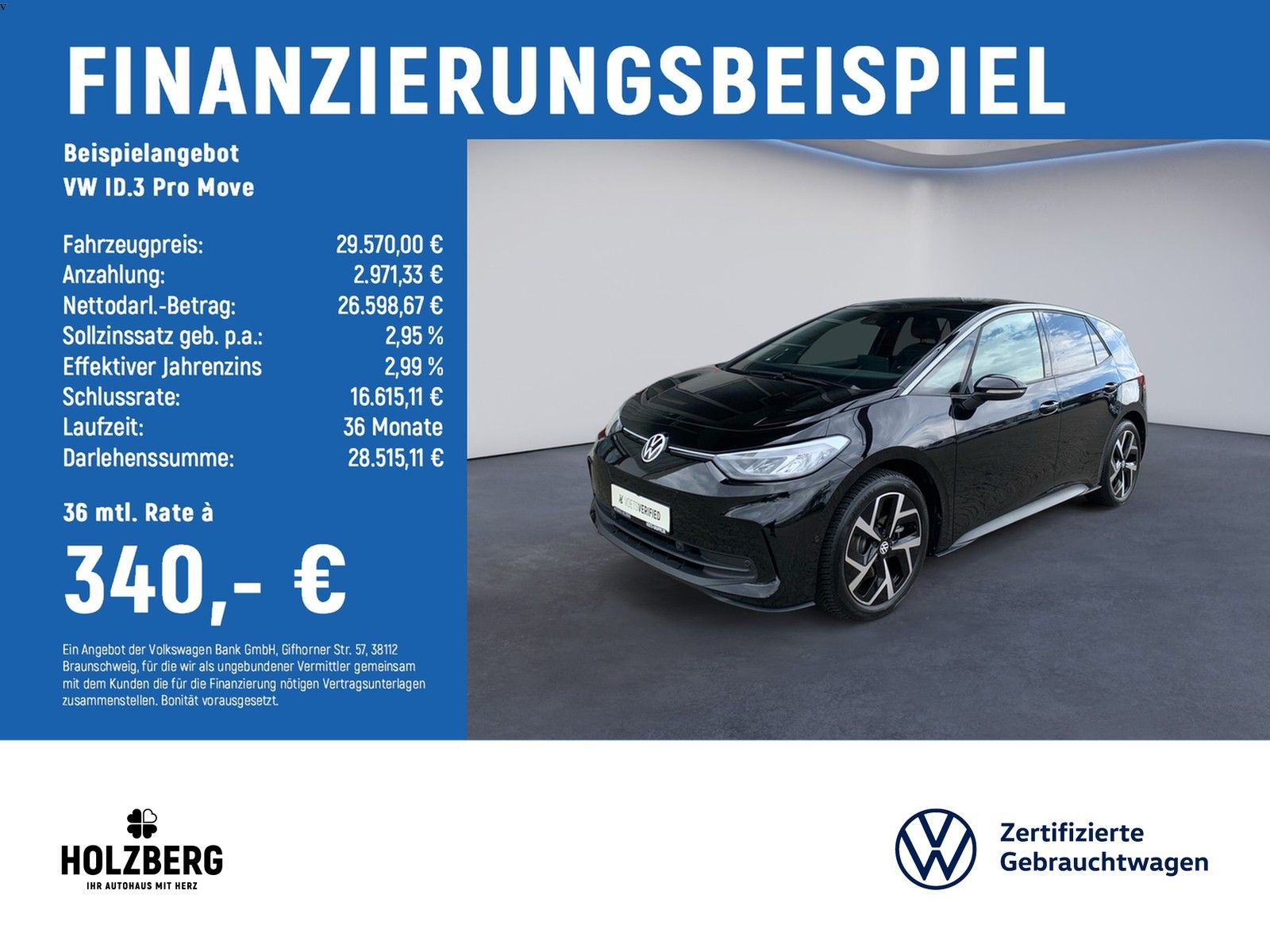 VW ID.3 Pro Move ergoActive+ACC+RFK