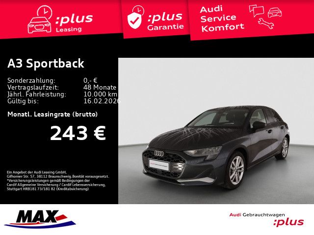 A3 Sportback 35 TFSI ADVANCED LED+KAMERA+MMI NAV