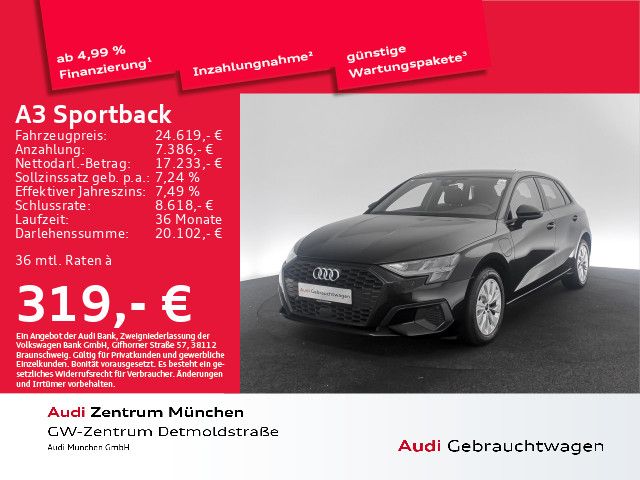 Audi A3 Sportback 40 TFSI e S tronic Virtual+/Navi+/L