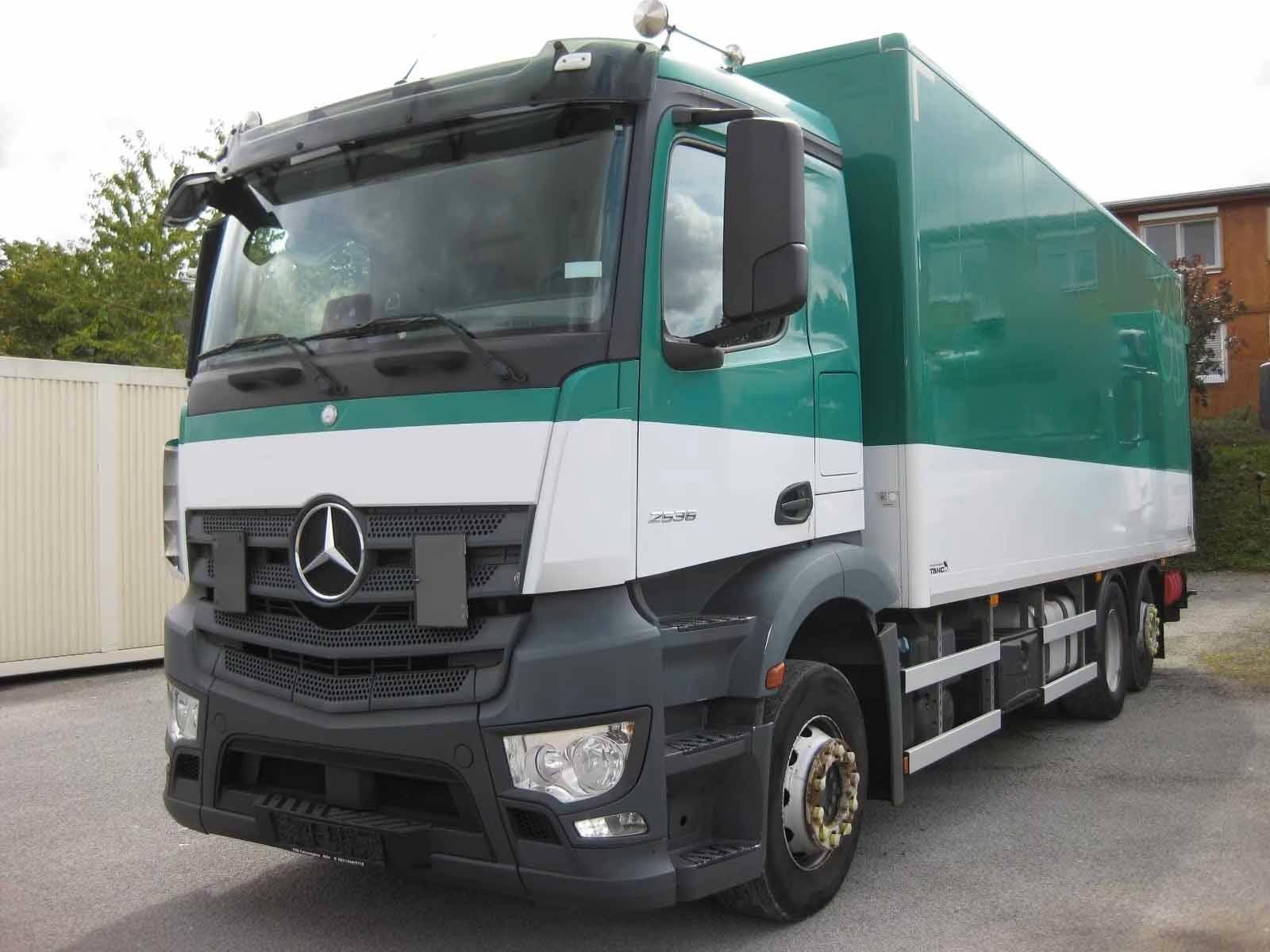 Mercedes-Benz ANTOS 2536L, EURO6, Koffer, LBW, Lenk, Klima