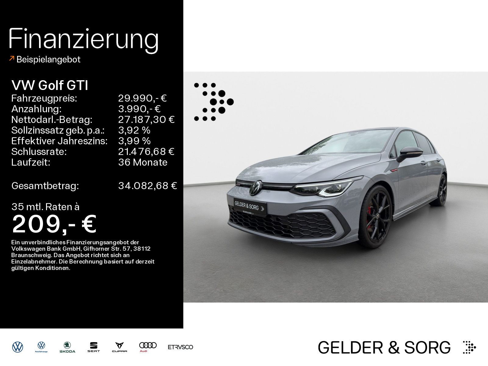 Volkswagen Golf GTI DSG LEDER*Matrix*Navi*DAB+*Pano*H&K*RFK