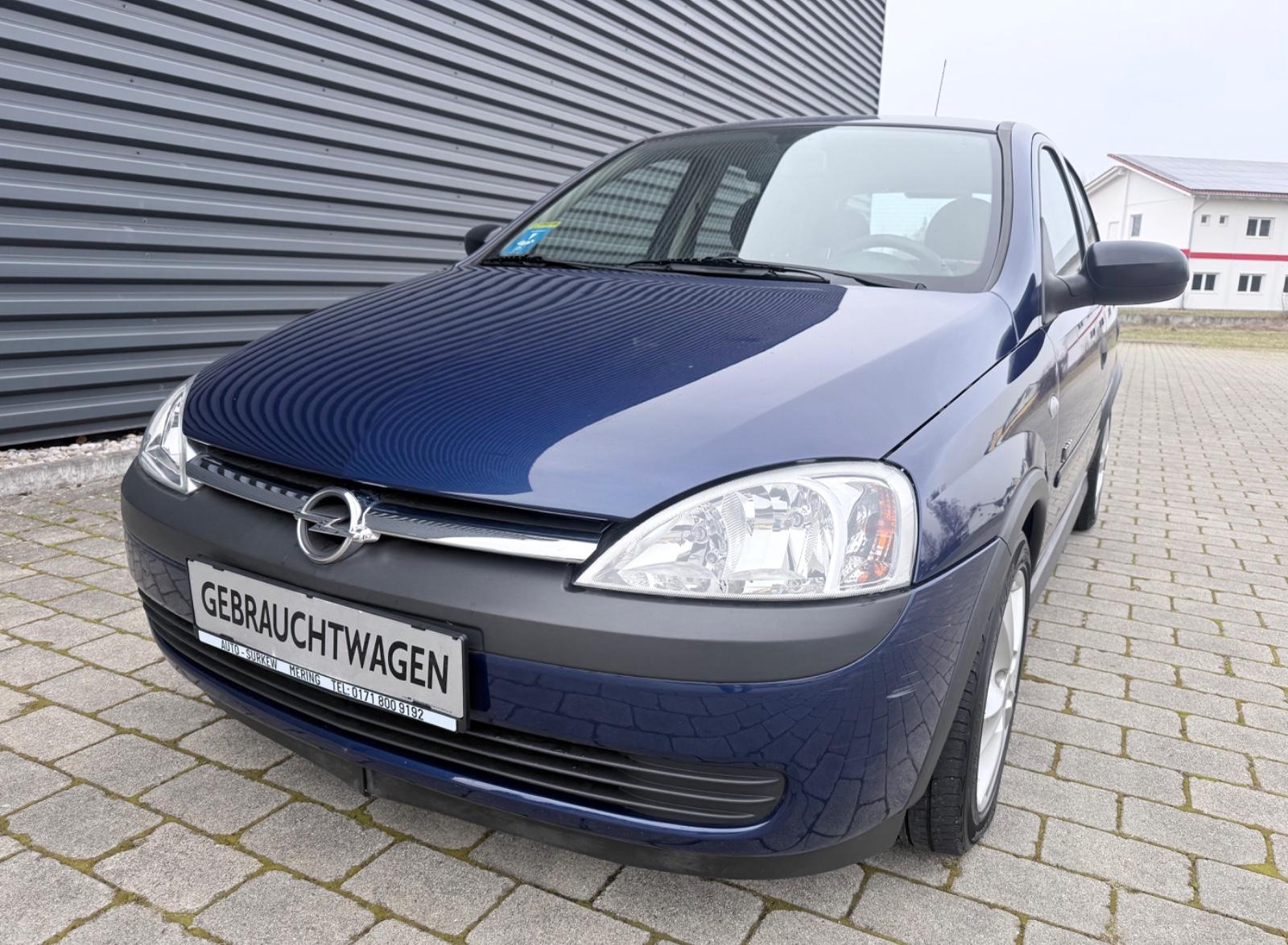 Opel Corsa C 1.2 Ltr.- 5-Türig/Klima/ 1 Hand/TÜV:neu