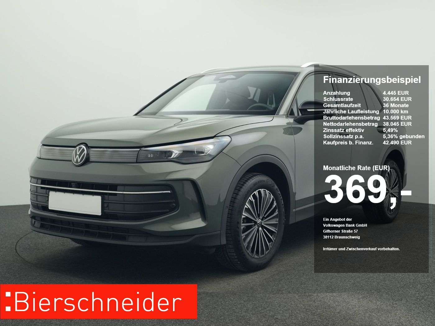 Volkswagen Tiguan 2.0 TSI DSG 4Mo. Goal IQ.LIGHT NAVI AHK 4