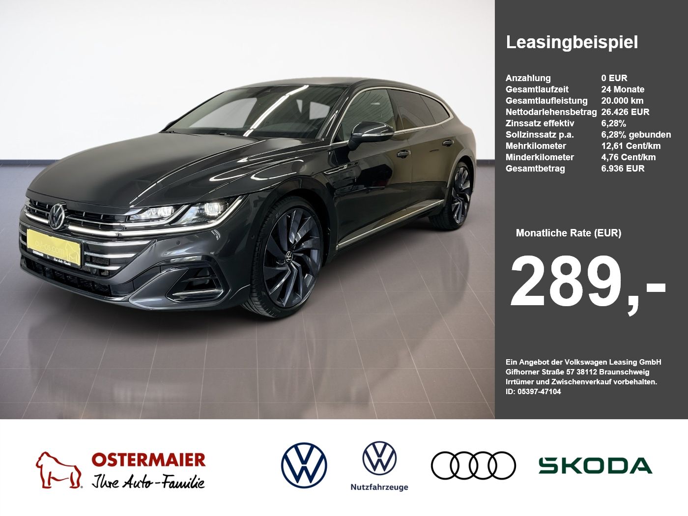 Volkswagen Arteon Shootingbrake R-LINE 2.0TDI 200PS DSG 4M