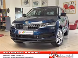 Skoda Karoq 1.5 TSI DSG Style/Navi/LED/FSH/erst 45 tkm - blaue Skoda Karoq
