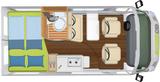 HYMER / ERIBA / HYMERCAR Free 540 1.HAND#SCHLAFDACH#TOP-AUSSTATTUNG - HYMER / ERIBA 540