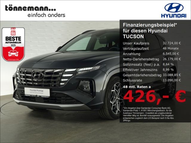 Tucson T-GDI N-LINE 4WD DCT+VOLL LED+NAVI+360 GR