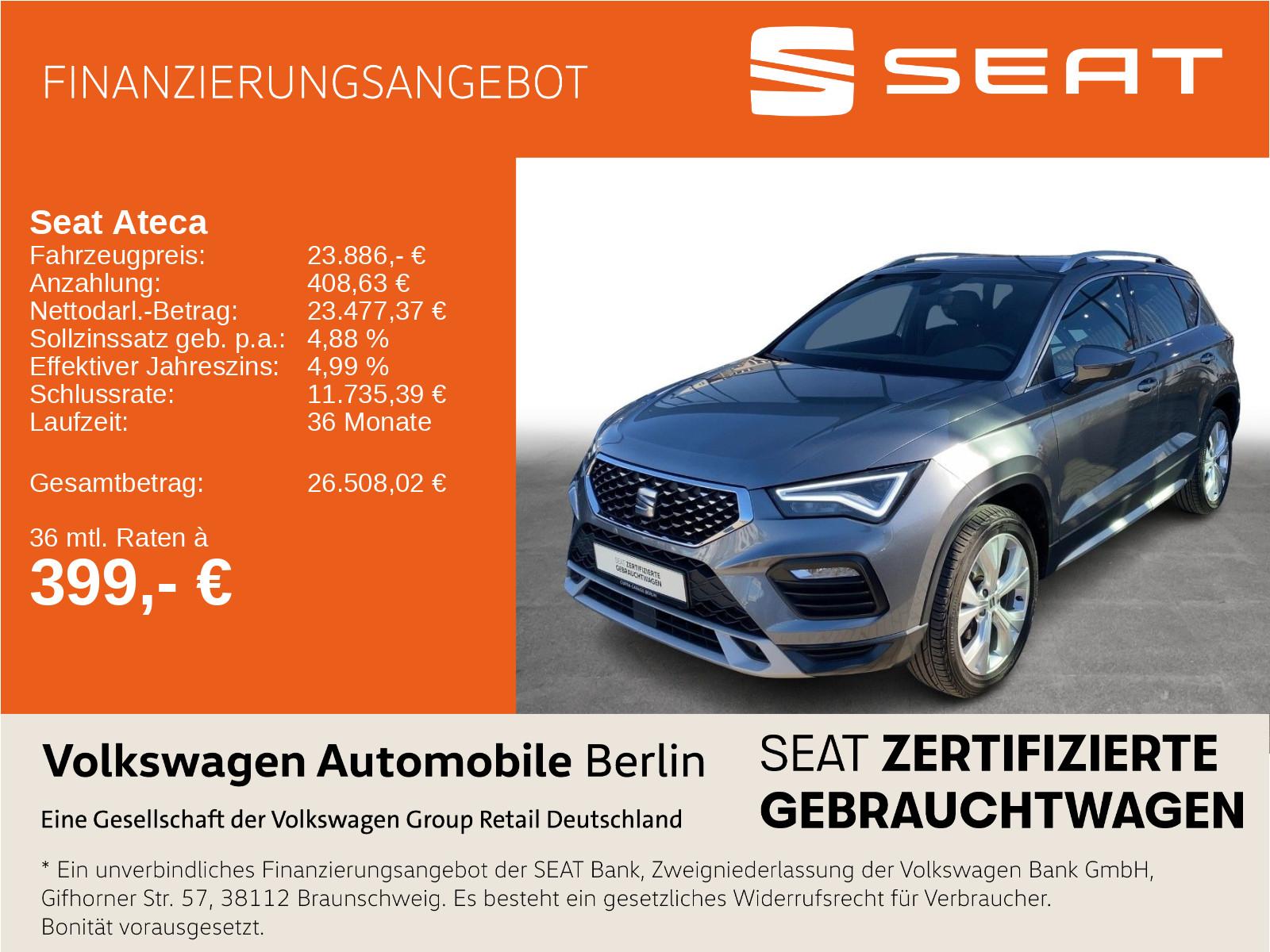 Seat Ateca 1.5 TSI DSG Xperience Navi LED ACC SHZ