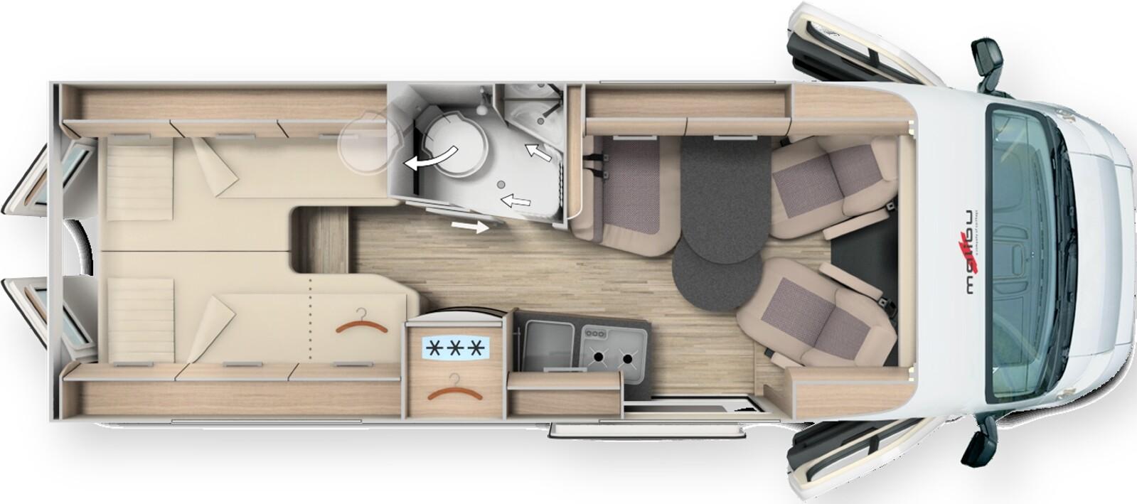 Malibu Van charming coupé 640 LE 2026 Fiat