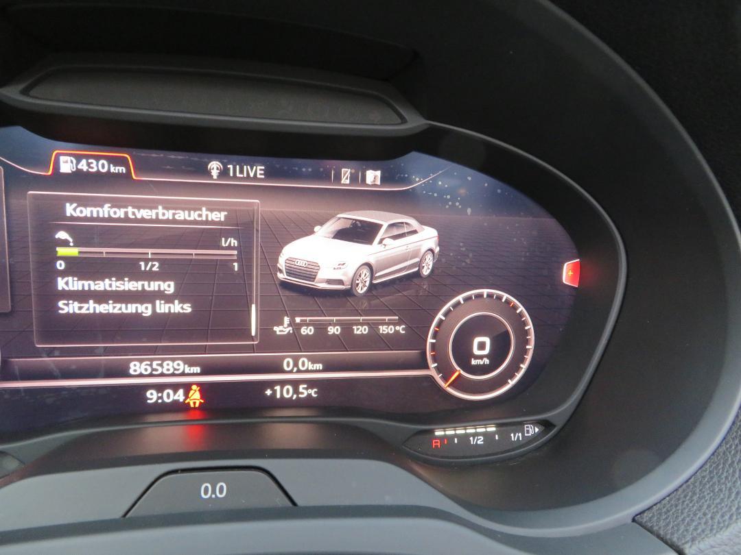 Audi A3 Cabriolet S-Tronic 1.4 TFSI S-LINE NAVI LED