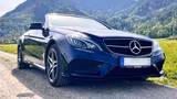 Mercedes-Benz E 220 d Cabrio AMG-Line Automatic EU6 - mit Diesel-Antrieb: Blau, Vollleder, Cabrio